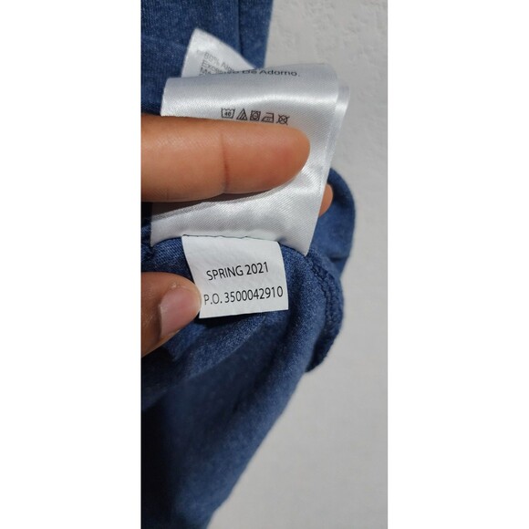 Carhartt Blue Pocket TShirt Men's K87-M One Point Logo In EUC - Picture 10 of 11